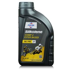 1 litr FUCHS SILKOLENE COMP 2 - syntetyczny estrowy olej silnikowy (2T) do motocykli i skuterów, Opakowanie / zestaw: 1 litr - sklep olejefuchs.pl