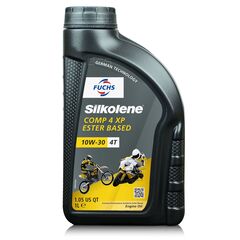 1 litr FUCHS SILKOLENE COMP 4 10W30 XP - syntetyczny olej silnikowy (4T) do motocykli, Opakowanie / zestaw: 1 litr, Lepkość SAE: 10W30 - sklep olejefuchs.pl
