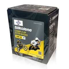4 litry FUCHS SILKOLENE COMP 4 10W30 XP - syntetyczny olej silnikowy (4T) do motocykli, Opakowanie / zestaw: 4 litry, Lepkość SAE: 10W30 - sklep olejefuchs.pl