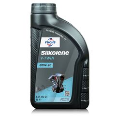 1 litr FUCHS SILKOLENE V-TWIN 80W90 API GL-5 - półsyntetyczny olej przekładniowy do motocykli typu cruiser, Opakowanie / zestaw: 1 litr, Lepkość SAE: 80W90 - sklep olejefuchs.pl