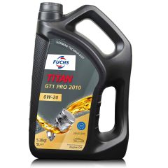 5 litrów FUCHS TITAN GT1 PRO 2010 0W20 PSA B71 2010 - olej silnikowy, Opakowanie / zestaw: 5 litrów, Lepkość SAE: 0W20 - sklep olejefuchs.pl