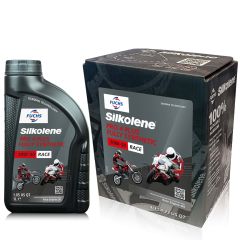 5 litrów FUCHS SILKOLENE PRO 4 PLUS 10W50 RACE - syntetyczny (fully synthetic) olej silnikowy (4T) do motocykli wyczynowych - ZESTAW - TANIEJ, Opakowanie / zestaw: 5 litrów (4 litry + 1 litr) - sklep olejefuchs.pl