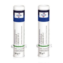 2 sztuki FUCHS CASSIDA GREASE EPS 2 - smar - 380 g [przemysł spożywczy] - ZESTAW - TANIEJ, Opakowanie / zestaw: 380 g x 2 - sklep olejefuchs.pl
