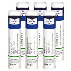 6 sztuk FUCHS CASSIDA GREASE EPS 2 - smar - 380 g [przemysł spożywczy] - ZESTAW - TANIEJ, Opakowanie / zestaw: 380 g x 6 - sklep olejefuchs.pl
