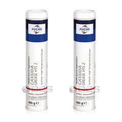 2 sztuki FUCHS CASSIDA GREASE HTS 2 - smar - 380 g [przemysł spożywczy] - ZESTAW - TANIEJ, Opakowanie / zestaw: 380 g x 2 - sklep olejefuchs.pl