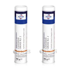 2 sztuki FUCHS CASSIDA GREASE RLS 2 - smar - 380 g [przemysł spożywczy] - ZESTAW - TANIEJ, Opakowanie / zestaw: 380 g x 2 - sklep olejefuchs.pl