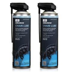 2 sztuki FUCHS SILKOLENE CHAIN LUBE SPRAY - syntetyczny smar do łańcucha motocyklowego - 500 ml - ZESTAW - TANIEJ, Opakowanie / zestaw: 500 ml SPRAY x 2 - sklep olejefuchs.pl