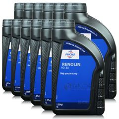 12 litrów FUCHS RENOLIN HD 30 - olej do sprężarek tłokowych - ZESTAW - TANIEJ, Opakowanie / zestaw: 12 litrów (12 x 1 litr) - sklep olejefuchs.pl