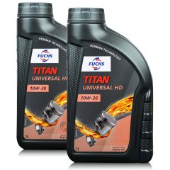 2 litry FUCHS UNIVERSAL HD 10W30 - olej silnikowy - ZESTAW - TANIEJ, Opakowanie / zestaw: 2 litry (2 x 1 litr), Lepkość SAE: 10W30 - sklep olejefuchs.pl