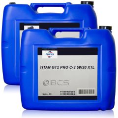40 litrów FUCHS TITAN GT1 PRO C3 5W30 XTL - olej silnikowy - ZESTAW - TANIEJ, Opakowanie / zestaw: 20 litrów x2 - sklep olejefuchs.pl
