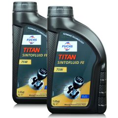 2 litry FUCHS TITAN SINTOFLUID FE 75W GL-4 - olej przekładniowy - ZESTAW - TANIEJ, Opakowanie / zestaw: 2 litry (2 x 1 litr) - sklep olejefuchs.pl