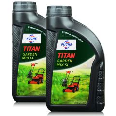 2 litry FUCHS TITAN GARDEN MIX SL - olej do mieszanek paliwowych w kosach i pilarkach spalinowych (2T) - ZESTAW - TANIEJ, Opakowanie / zestaw: 2 litry (2 x 1 litr) - sklep olejefuchs.pl