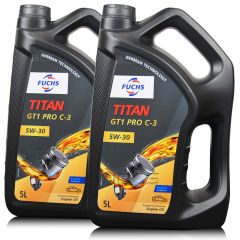10 litrów FUCHS TITAN GT1 PRO C3 5W30 XTL - olej silnikowy - ZESTAW - TANIEJ, Opakowanie / zestaw: 10 litrów (2 x 5 litrów) - sklep olejefuchs.pl