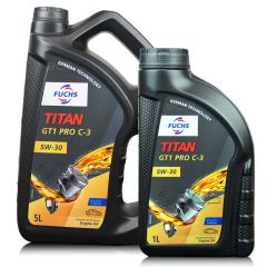 6 litrów FUCHS TITAN GT1 PRO C3 5W30 XTL - olej silnikowy - ZESTAW - TANIEJ, Opakowanie / zestaw: 6 litrów (5 litrów + 1 litr) - sklep olejefuchs.pl
