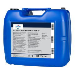 20 litrów FUCHS TITAN CYTRAC MB SYNTH 75W90 - olej przekładniowy, Opakowanie / zestaw: 20 litrów - sklep olejefuchs.pl