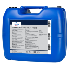 20 litrów FUCHS TITAN CYTRAC PRO 235.31 75W85 - olej przekładniowy, Opakowanie / zestaw: 20 litrów - sklep olejefuchs.pl