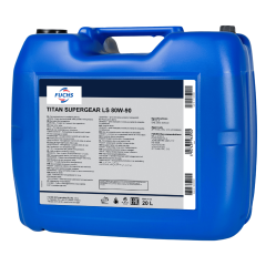 20 litrów FUCHS TITAN SUPERGEAR LS 80W90 - olej przekładniowy, Opakowanie / zestaw: 20 litrów, Lepkość SAE: 80W90 - sklep olejefuchs.pl