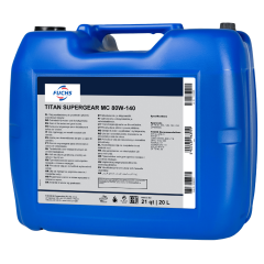 20 litrów FUCHS TITAN SUPERGEAR MC 80W140 - olej przekładniowy - sklep olejefuchs.pl