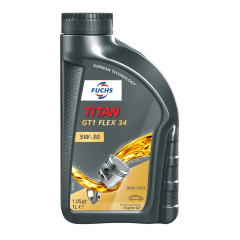 1 litr FUCHS TITAN GT1 FLEX 34 5W30 - ACEA C4 RN0720 MB 226.51 MB 229.51 - olej silnikowy, Opakowanie / zestaw: 1 litr - sklep olejefuchs.pl