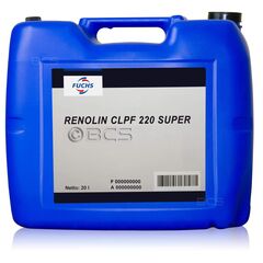 20 litrów FUCHS RENOLIN CLPF 220 SUPER  - przemysłowy olej przekładniowy z molibdenem - sklep olejefuchs.pl