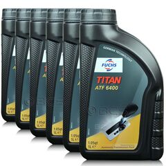 6 litrów FUCHS TITAN ATF 6400 - olej do automatycznych skrzyń biegów - ZESTAW - TANIEJ, Opakowanie / zestaw: 6 litrów (6 x 1 litr) - sklep olejefuchs.pl