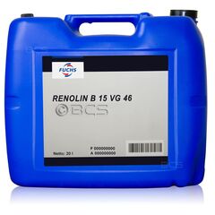 FUCHS RENOLIN B 15 VG 46 - mineralny olej hydrauliczny i smarowy - 20 litrów, ISO VG: 46, Opakowanie / zestaw: 20 litrów - sklep olejefuchs.pl
