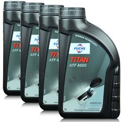 4 litry - FUCHS TITAN ATF 4000 - olej do automatycznych skrzyń biegów - ZESTAW - TANIEJ, Opakowanie / zestaw: 4 litry (4 x 1 litr) - sklep olejefuchs.pl