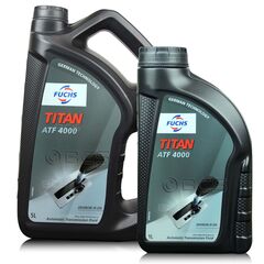 6 litrów - FUCHS TITAN ATF 4000 - olej do automatycznych skrzyń biegów - ZESTAW - TANIEJ, Opakowanie / zestaw: 6 litrów (5 litrów + 1 litr) - sklep olejefuchs.pl