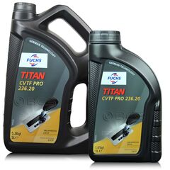 FUCHS TITAN CVTF PRO 236.20 - (MERCEDES MB 236.20) olej do skrzyń bezstopniowych CVT - ZESTAW - 6 litrów - TANIEJ, Opakowanie / zestaw: 6 litrów (5 litrów + 1 litr) - sklep olejefuchs.pl