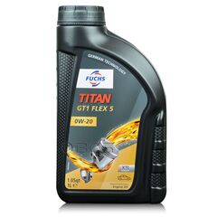 1 litr FUCHS TITAN GT1 FLEX 5 0W20 XTL - olej silnikowy, Opakowanie / zestaw: 1 litr - sklep olejefuchs.pl