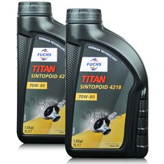 2 litry FUCHS TITAN SINTOPOID 4218 70W80 GL-5 (BMW G3) - olej przekładniowy - ZESTAW - TANIEJ, Opakowanie / zestaw: 2 litry (2 x 1 litr) - sklep olejefuchs.pl