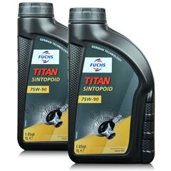 2 litry FUCHS TITAN SINTOPOID 75W90 GL-5 - olej przekładniowy - ZESTAW - TANIEJ, Opakowanie / zestaw: 2 litry (2 x 1 litr) - sklep olejefuchs.pl