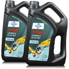 FUCHS TITAN UNIMAX PLUS MC 10W40 - olej silnikowy - ZESTAW - 10 litrów - TANIEJ, Opakowanie / zestaw: 10 litrów (2 x 5 litrów) - sklep olejefuchs.pl