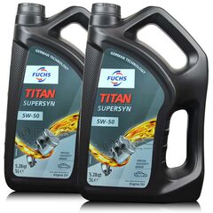 FUCHS TITAN SUPERSYN 5W50 - olej silnikowy - ZESTAW - 10 litrów - TANIEJ, Opakowanie / zestaw: 10 litrów (2 x 5 litrów) - sklep olejefuchs.pl