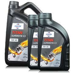 7 litrów FUCHS TITAN SUPERSYN C3 5W40 (dawniej TITAN GT1 5W40) - olej silnikowy - ZESTAW - TANIEJ, Opakowanie / zestaw: 7 litrów (5 litrów + 2 litry) - sklep olejefuchs.pl