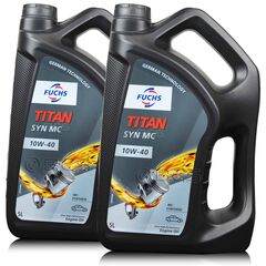 10 litrów FUCHS TITAN SYN MC 10W40 - olej silnikowy - ZESTAW - TANIEJ, Opakowanie / zestaw: 10 litrów (2 x 5 litrów) - sklep olejefuchs.pl