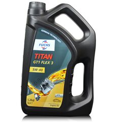 5 litrów FUCHS TITAN GT1 FLEX 3 5W40 XTL - olej silnikowy, Opakowanie / zestaw: 5 litrów - sklep olejefuchs.pl