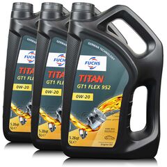 15 litrów FUCHS TITAN GT1 FLEX 952 0W20 FORD WSS-M2C952-A1 - olej silnikowy - ZESTAW - TANIEJ, Opakowanie / zestaw: 15 litrów (3 x 5 litrów) - sklep olejefuchs.pl