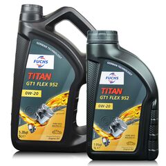 6 litrów FUCHS TITAN GT1 FLEX 952 0W20 FORD WSS-M2C952-A1- olej silnikowy - ZESTAW - TANIEJ, Opakowanie / zestaw: 6 litrów (5 litrów + 1 litr) - sklep olejefuchs.pl