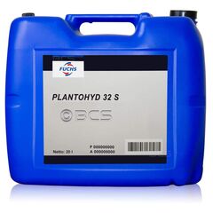 20 litrów FUCHS PLANTOHYD 32 S - biodegradowalny syntetyczny olej hydrauliczny, Opakowanie / zestaw: 20 litrów, ISO VG: 32 - sklep olejefuchs.pl