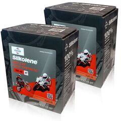 8 litrów FUCHS SILKOLENE PRO 4 5W40 XP - syntetyczny (fully synthetic) olej silnikowy (4T) do motocykli - ZESTAW - TANIEJ, Opakowanie / zestaw: 8 litrów (2 x 4 litry) - sklep olejefuchs.pl