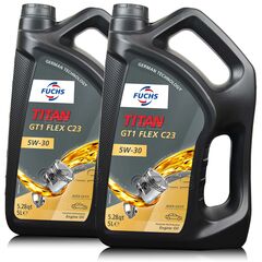 10 litrów FUCHS TITAN GT1 FLEX C23 5W30 - olej silnikowy - ZESTAW - TANIEJ, Opakowanie / zestaw: 10 litrów (2 x 5 litrów) - sklep olejefuchs.pl