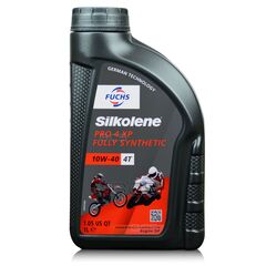 FUCHS SILKOLENE PRO 4 10W40 XP - syntetyczny olej silnikowy (4T) do motocykli - 1 litr, Opakowanie / zestaw: 1 litr - sklep olejefuchs.pl