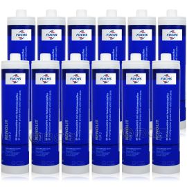 12 sztuk FUCHS RENOLIT FLM 2 - smar litowy z dwusiarczkiem molibdenu odporny na wodę - 500 g system REINER - ZESTAW - TANIEJ, Opakowanie / zestaw: 500 g x 12 - REINER - sklep olejefuchs.pl