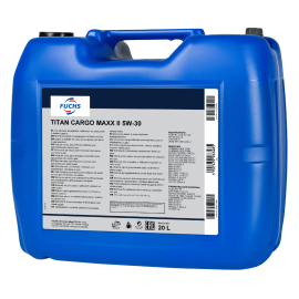 20 litrów FUCHS TITAN CARGO MAXX II 5W30 - olej silnikowy, Opakowanie / zestaw: 20 litrów, Lepkość SAE: 5W30 - sklep olejefuchs.pl