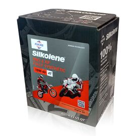 4 litry FUCHS SILKOLENE PRO 4 10W40 XP - syntetyczny (fully synthetic) olej silnikowy (4T) do motocykli, Opakowanie / zestaw: 4 litry - sklep olejefuchs.pl
