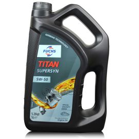 5 litrów FUCHS TITAN SUPERSYN 5W50 - olej silnikowy, Opakowanie / zestaw: 5 litrów - sklep olejefuchs.pl