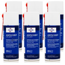 6 sztuk FUCHS ANTICORIT CPX 3373  SPRAY - woskowy środek antykorozyjny - 400 ml - ZESTAW - TANIEJ, Opakowanie / zestaw: 400 ml SPRAY x 6 - sklep olejefuchs.pl
