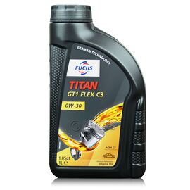 1 litr FUCHS TITAN GT1 FLEX C3 0W30 - ACEA C3, MB 229.31, MB 229.51, MB 229.52, VW 504 00/507 00 - olej silnikowy, Opakowanie / zestaw: 1 litr - sklep olejefuchs.pl