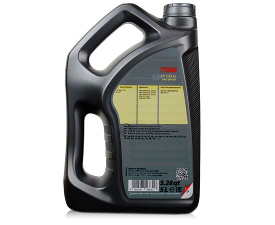 5 litrów FUCHS TITAN GT1 FLEX FR 5W30 PSA B71 2290, RENAULT RN17 - olej silnikowy, Opakowanie / zestaw: 5 litrów, 2. zdjęcie - sklep olejefuchs.pl